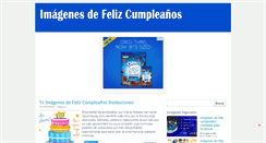 Desktop Screenshot of imagenesdefelizcumpleanos.com