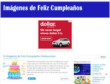 Tablet Screenshot of imagenesdefelizcumpleanos.com